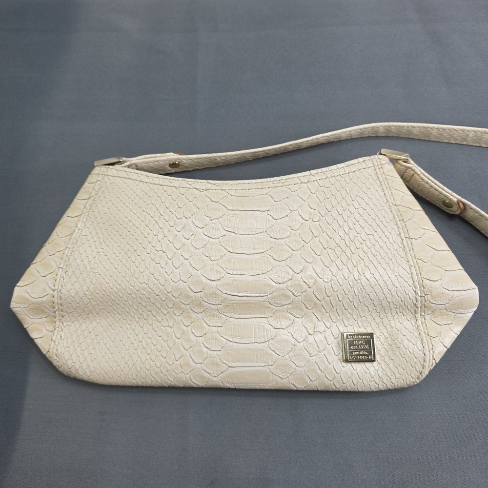 Liz Claiborne Faux Snake Skin Tan Crossbody Purse